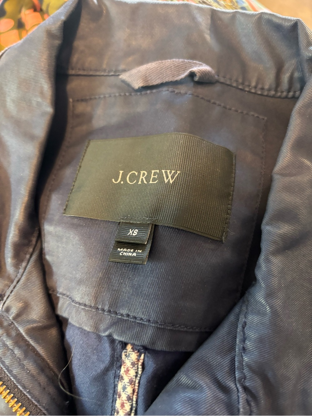 J. crew blue jacket size XS - Picture 4 of 4